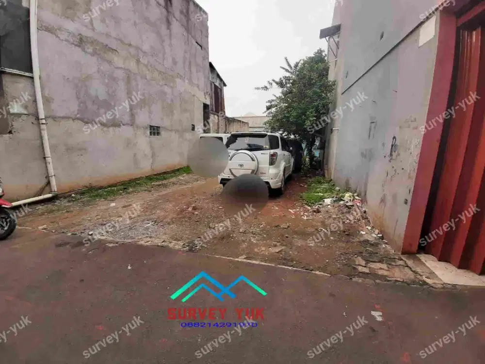 Tanah LT  123 m2 SHM  siap bangun Bebas Banjir di Pondok Aren akses mobil