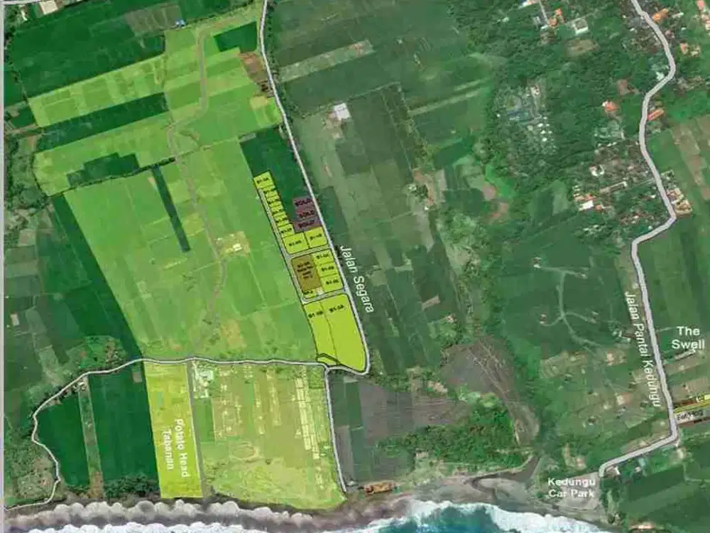 Tanah kavling jalan kaki ke pantai belong Kedungu Tabanan Bali