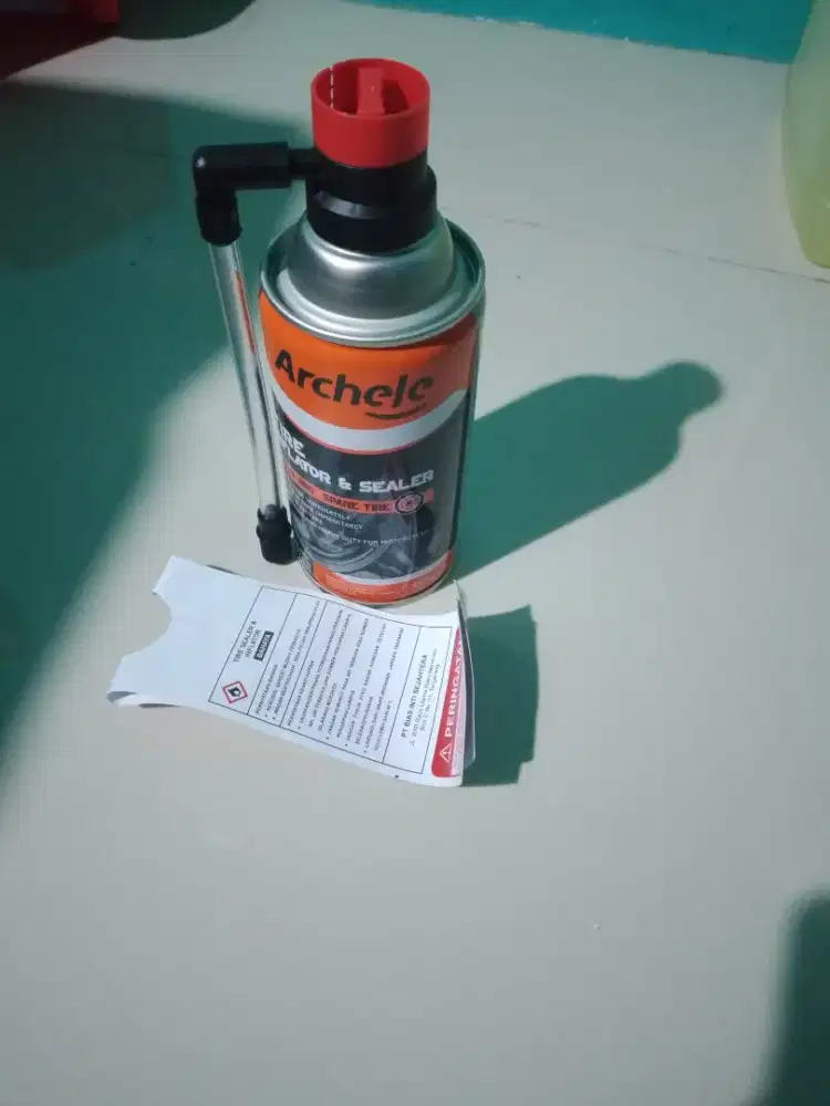 cairan tambal ban tubless dan handgrip Jalu