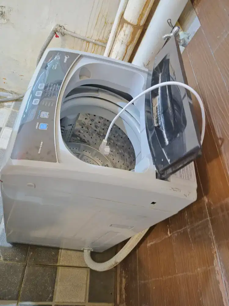 MESIN CUCI MIDEA BEKAS 7,5KG TOP LOAD SIAP PAKAI 95% NeGO