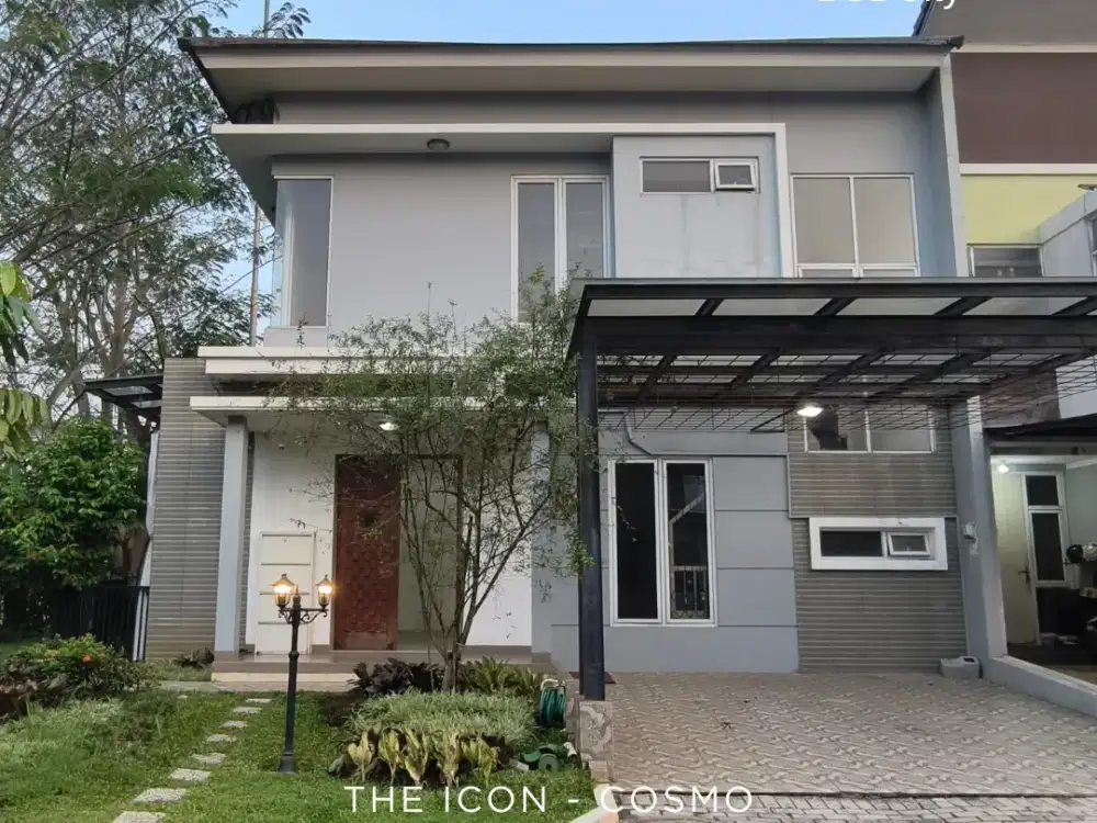 Rumah Hoek Badan di ICON COSMO BSD City, dekat AEON Mall