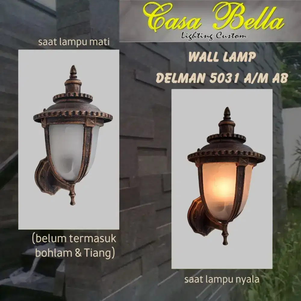 LAMPU HIAS DINDING DELMAN