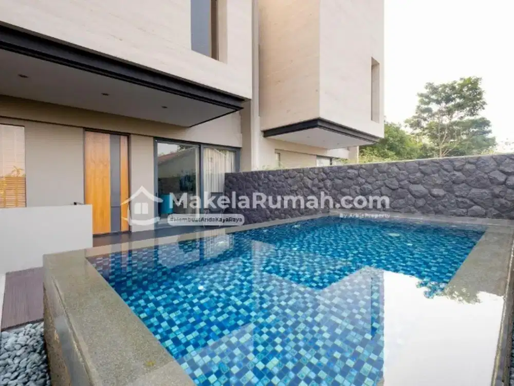 JUAL CEPAT MURAH RUMAH MEWAH CIPETE KOLAM RENANG DAN LIFT