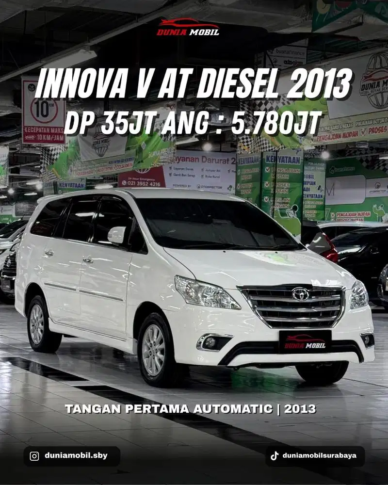 Toyota Innova V AT Diesel 2013 / 2012 Solar Matic Otomatis 2KD BARONG