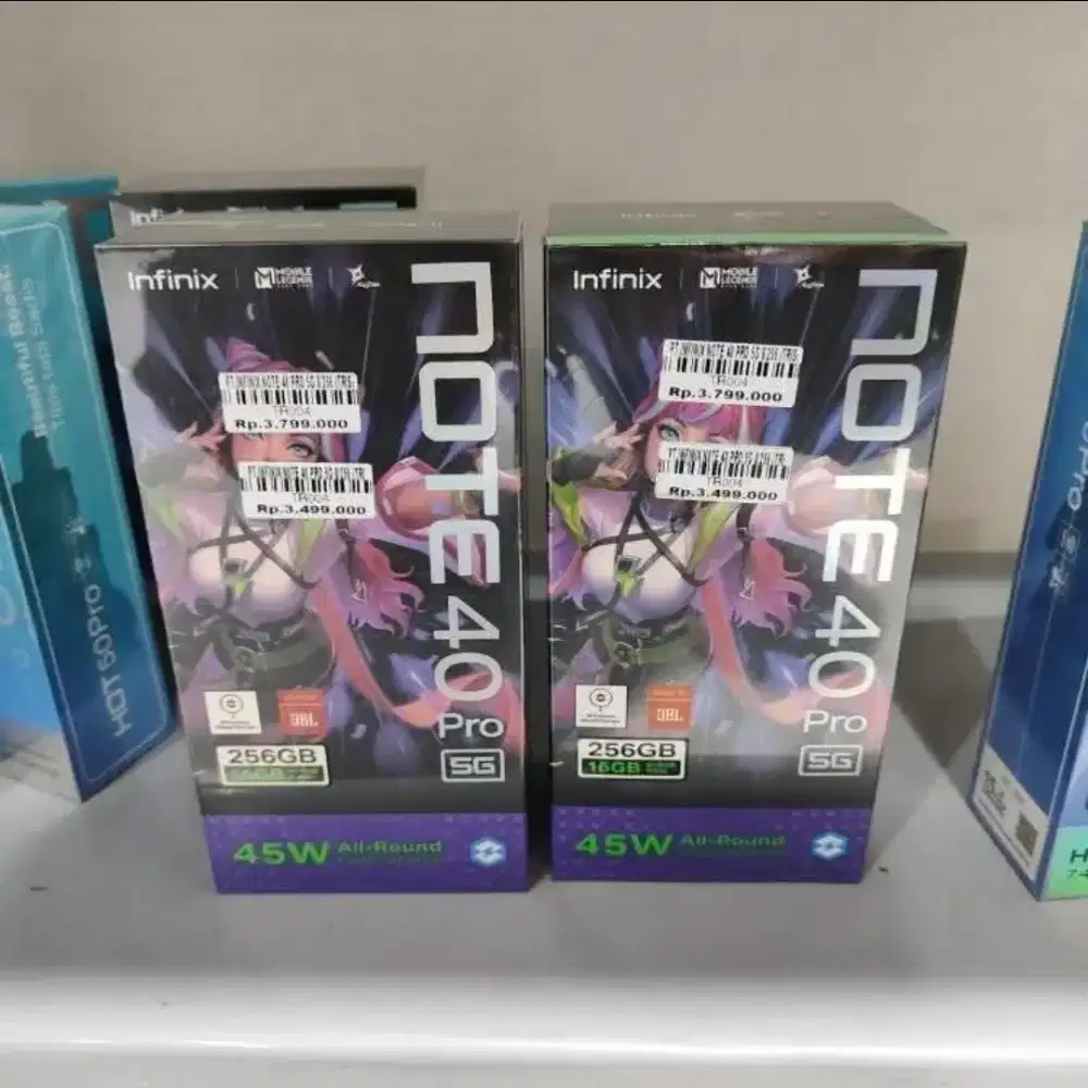 INFINIX NOTE 40 PRO 5G 8/256 GARANSI RESMI 1 TAHUN