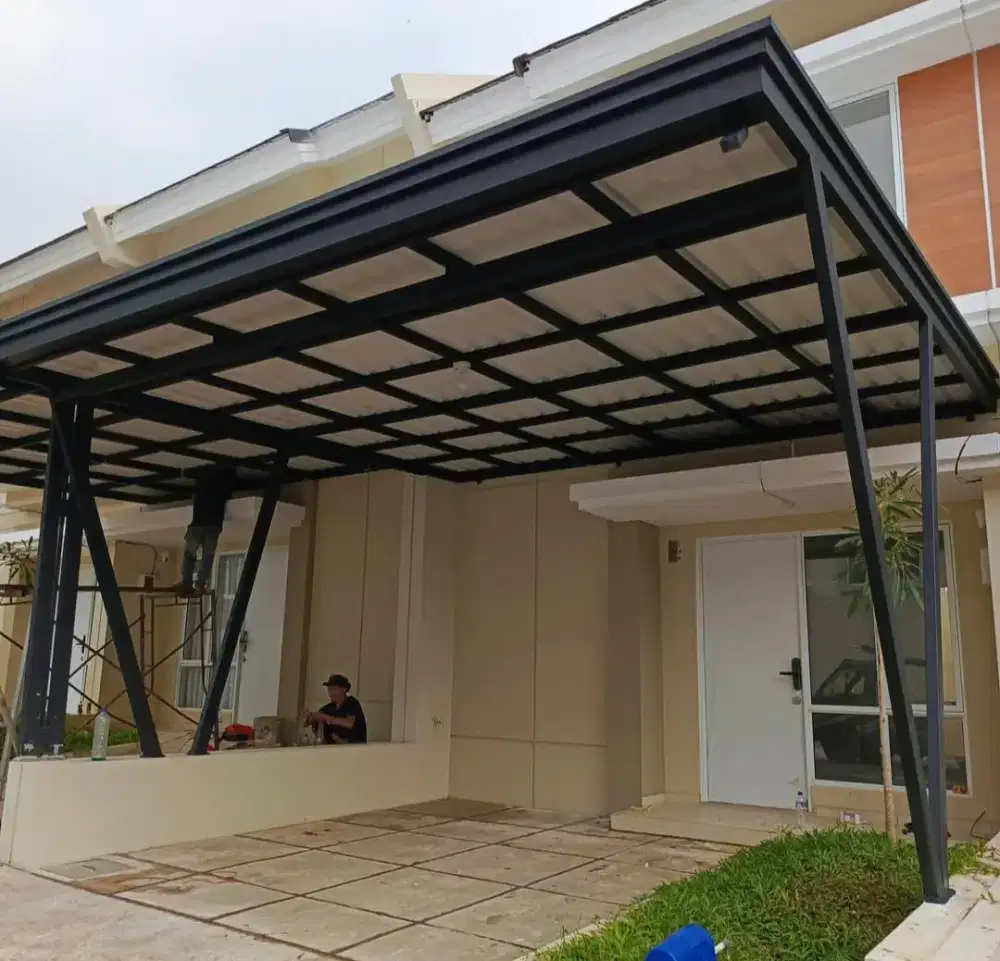 Pasang kanopi minimalis berkualitas