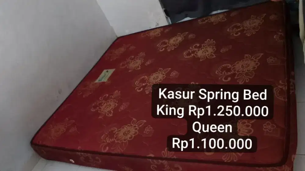 Kasur Spring Bed Merah