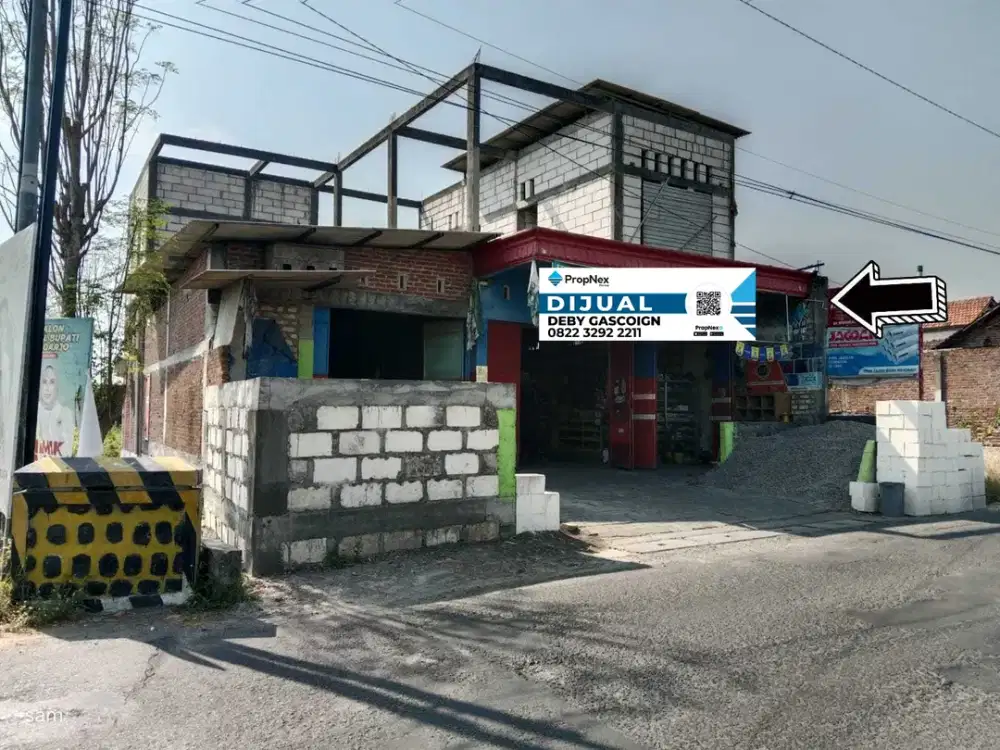 TEMPAT USAHA DISEWAKAN DIJUAL. JALAN RAYA TEMBUSAN SUKODONO TULANGAN