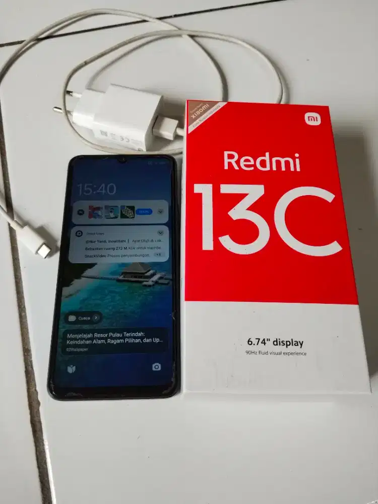 Redmi 13c bekas seperti baru