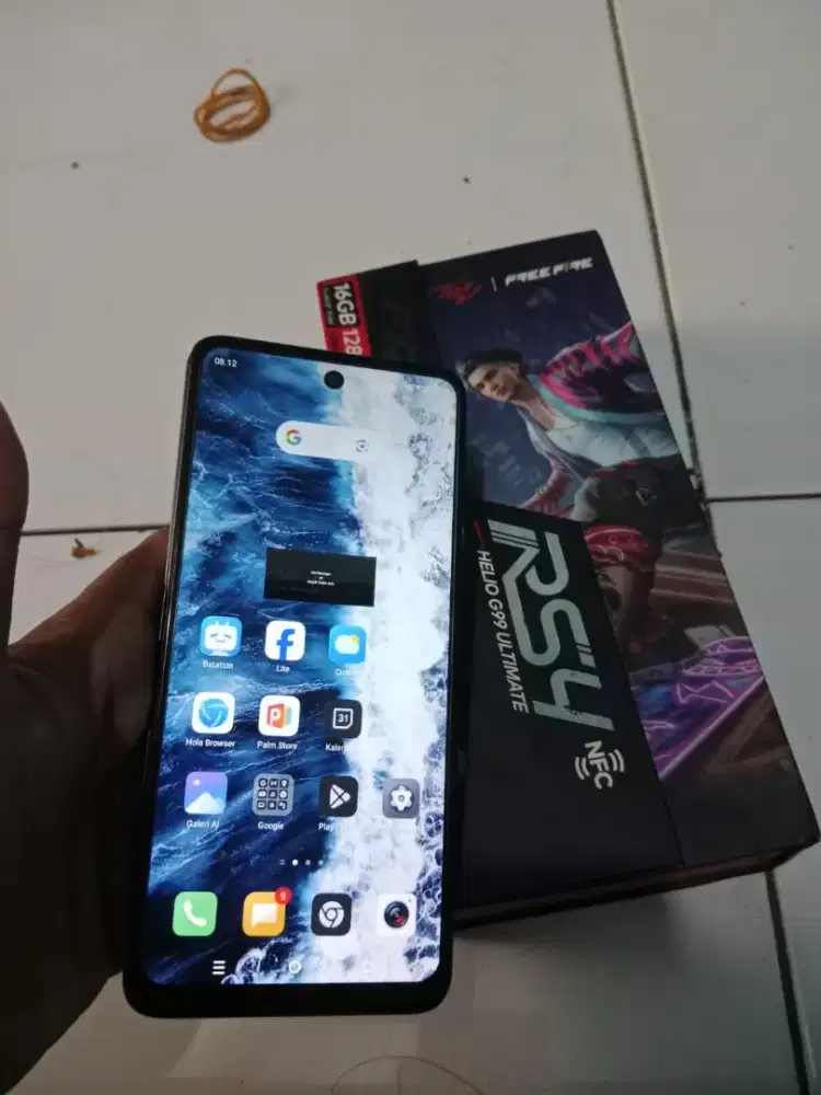 Itel Rs 4 ram 8/128 game libas enak bgt fullset nomines siap pakai