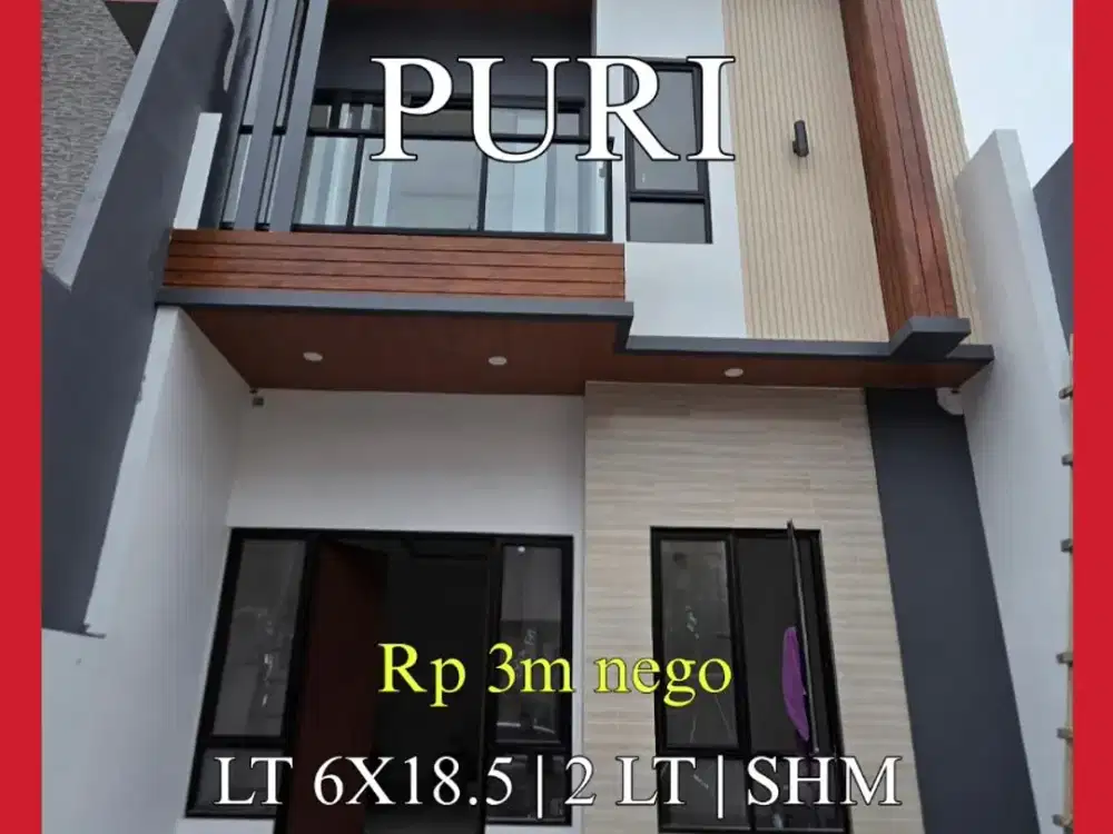 Wilson Brand new rumah uk 6x18.5 di metland puri