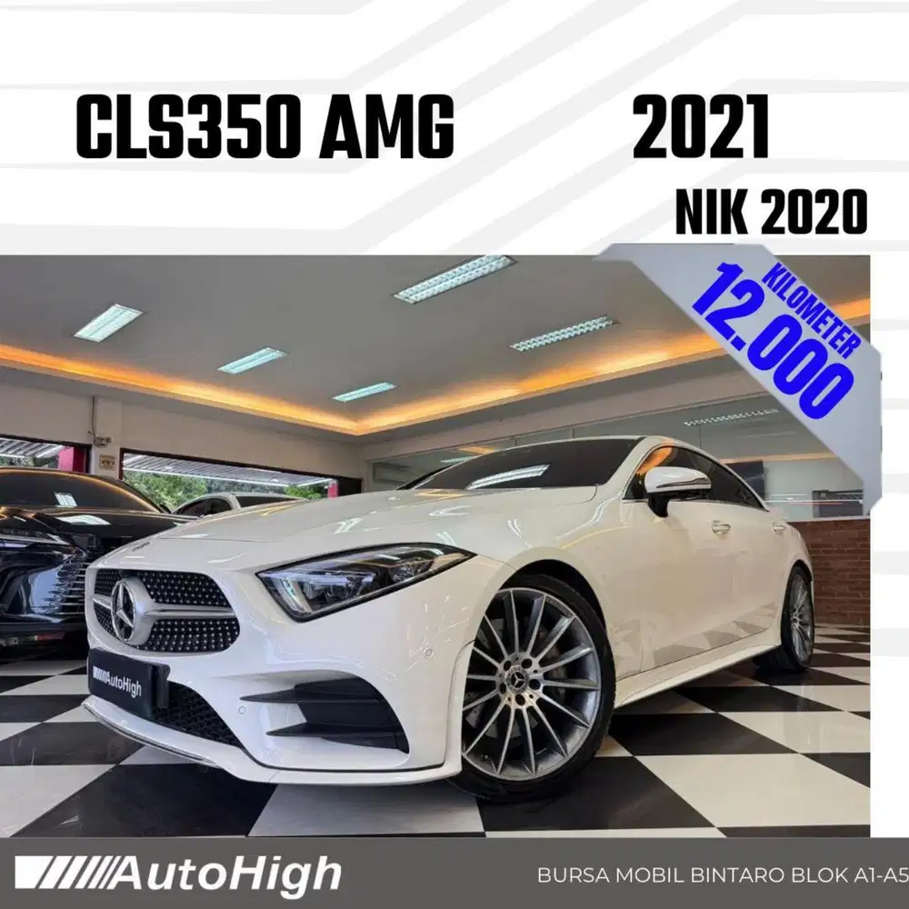 DP10% [Km12.000] CLS350 AMG 2020 White / CLS 350 Reg 2022 #AUTOHIGH