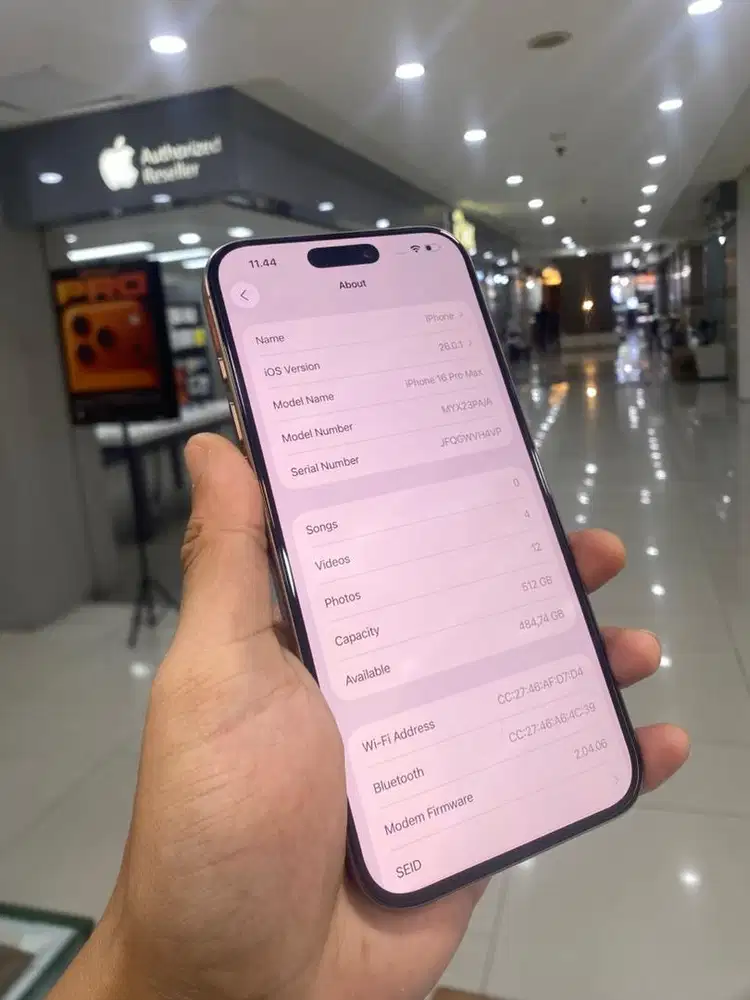 iphone 16 pro max 512 dessert titanium istimewa