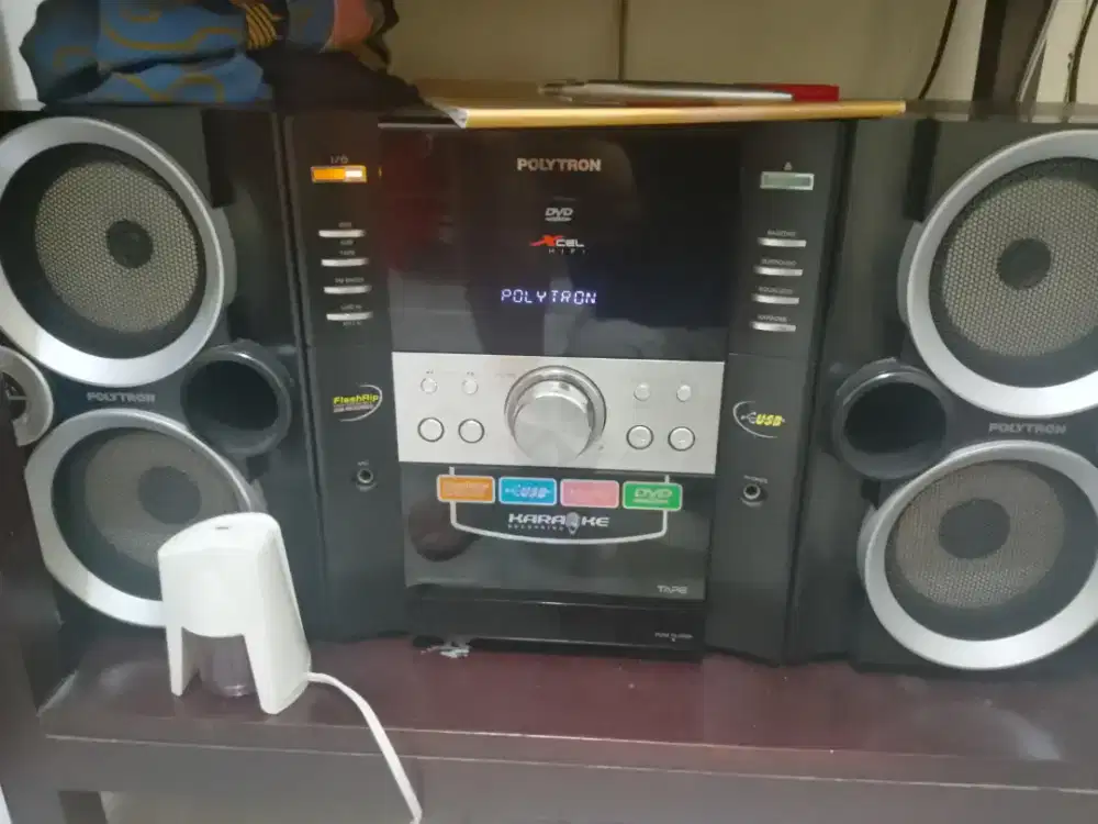 radio tape combo polytron xcel hifi + receiver bluetooth