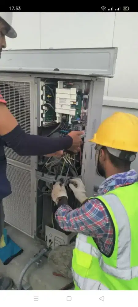 Jasa servis AC kulkas mesin cuci kompa air dll bergaransi