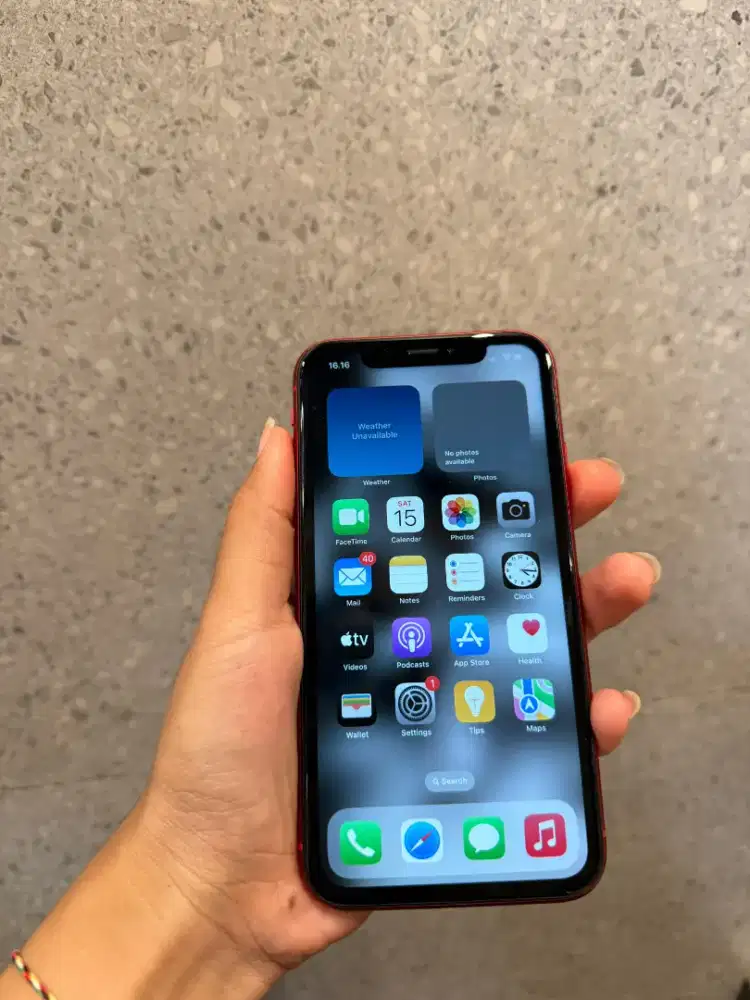 Iphone Xr 128gb Red color bea cukai