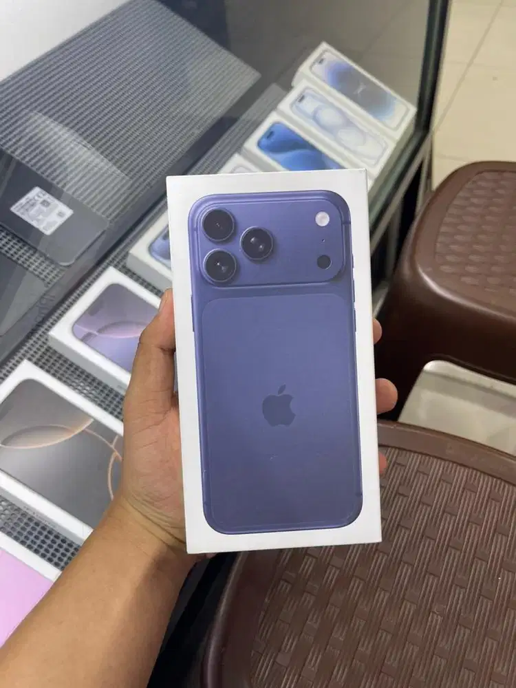 NEW IPHONE 17 PROMAX 256GB BLUE RESMI IBOX