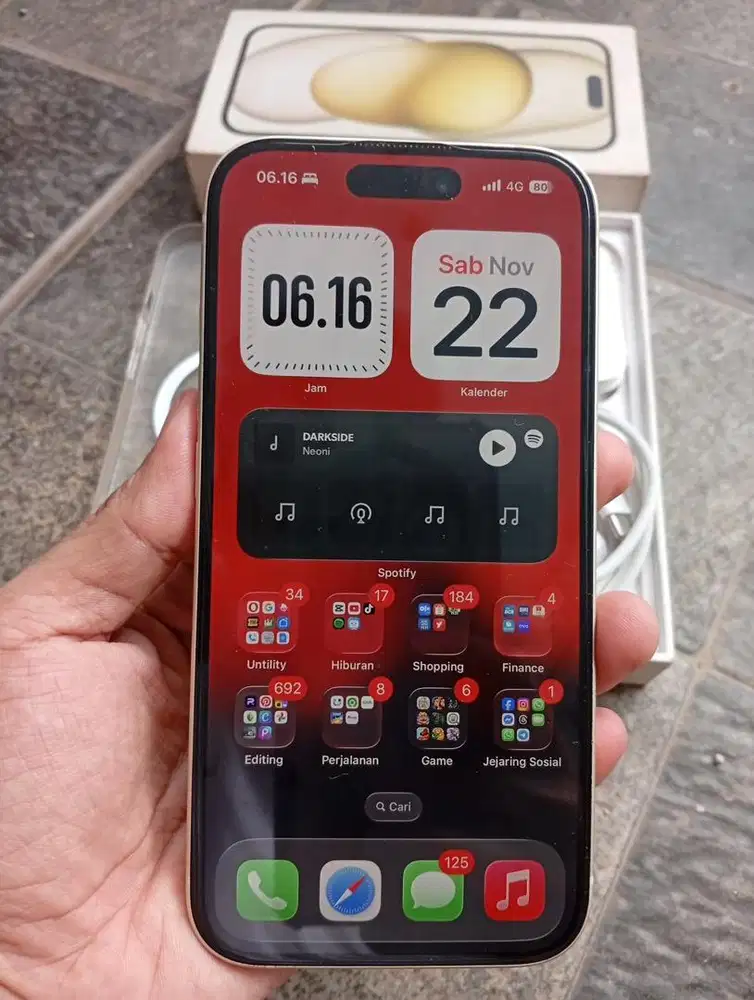Iphone 15 128gb ex resmi digimap bisa tt barter