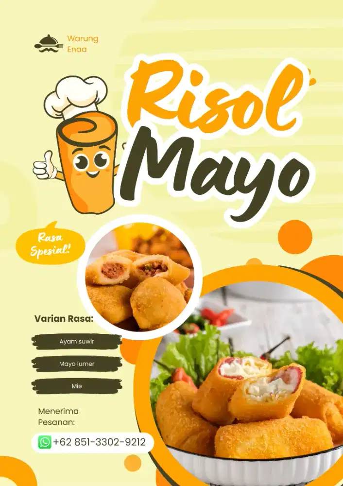 Risol mayo dan ayam suwir enak