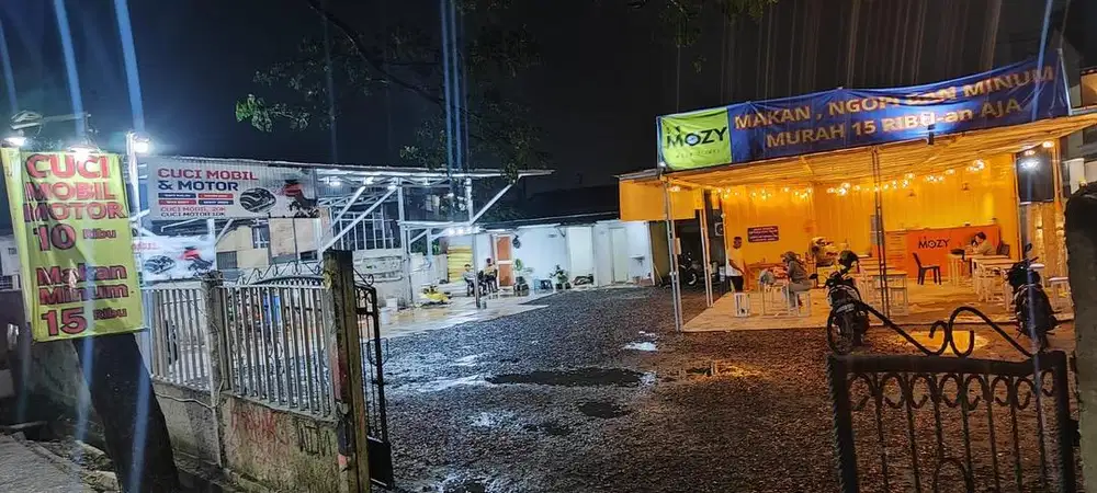 Disewa/take over tempat usaha cuci steam dan warkop tinggal nerusin