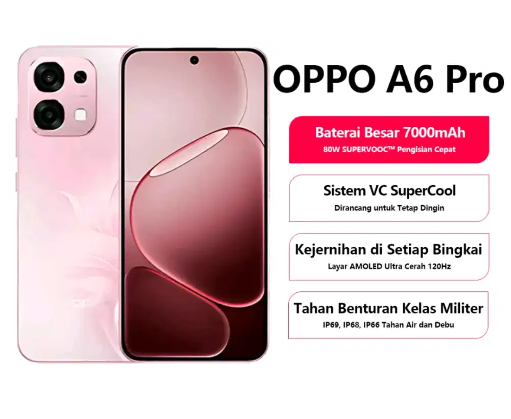 oppo A6pro seris 4G & 5G 8/128 & 8/256