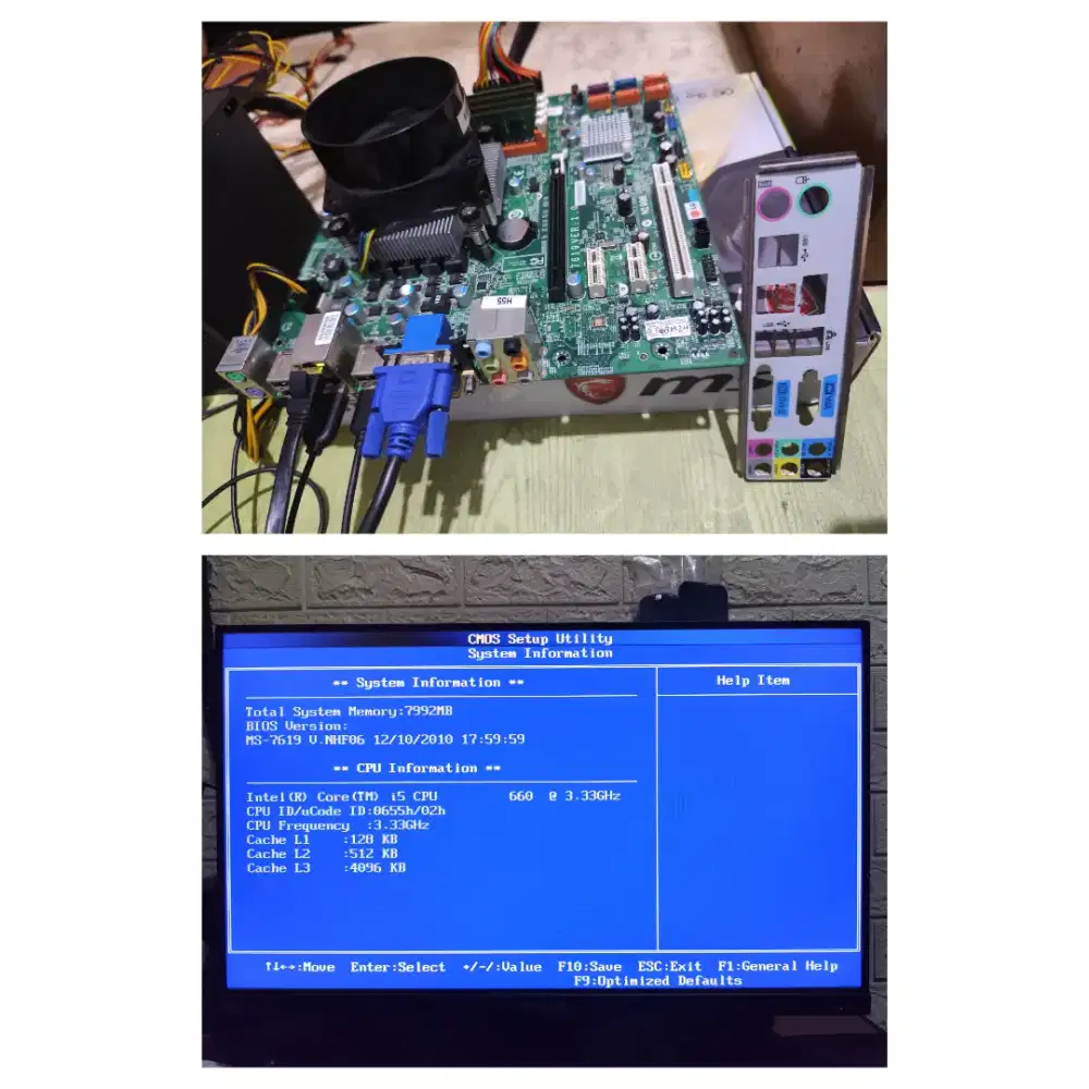 Core i5 RAM 8GB Motherboard