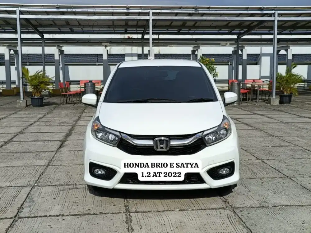 HONDA NEW BRIO SATYA E 1.2 AT 2022/KM36RB/PAJAK  6-2026