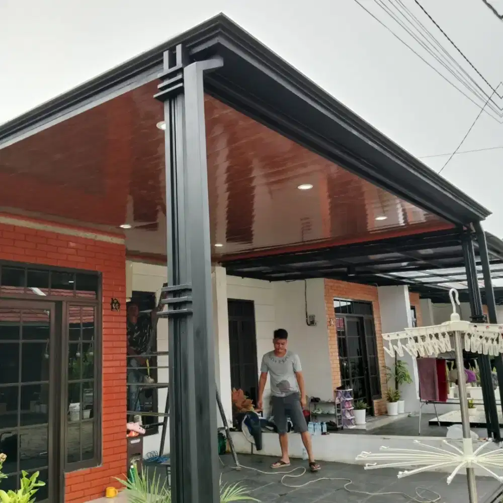 Kanopi atap alderon rs