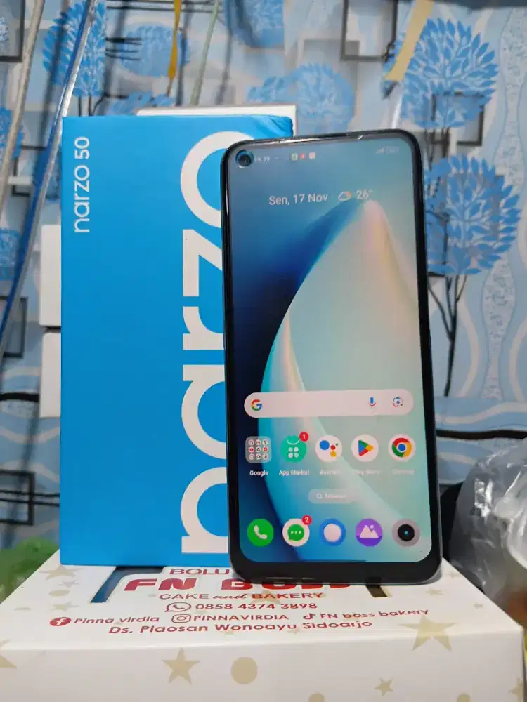 Realme narzo 50 4/64gb mulus
