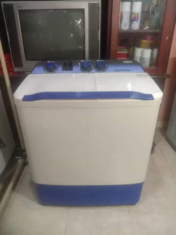 Mesin cuci Aqua 8kg no minus,type QW-881XT, Bekasi Utara