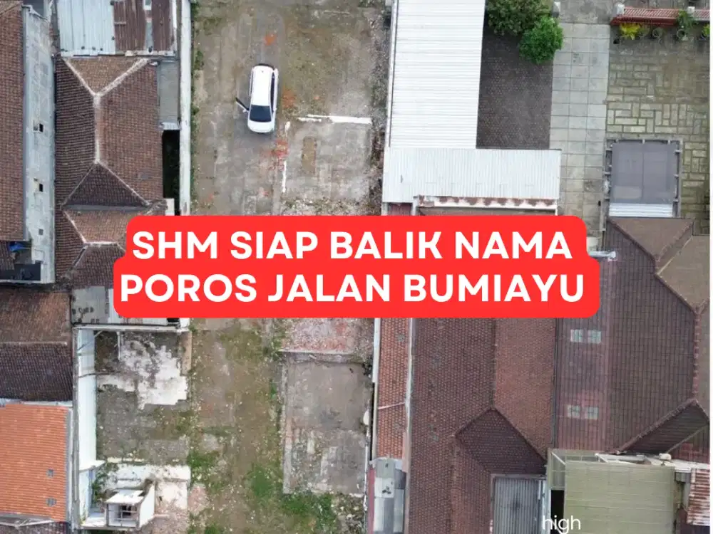 Tanah Strategis Poros Jalan Bumiayu Kota Malang