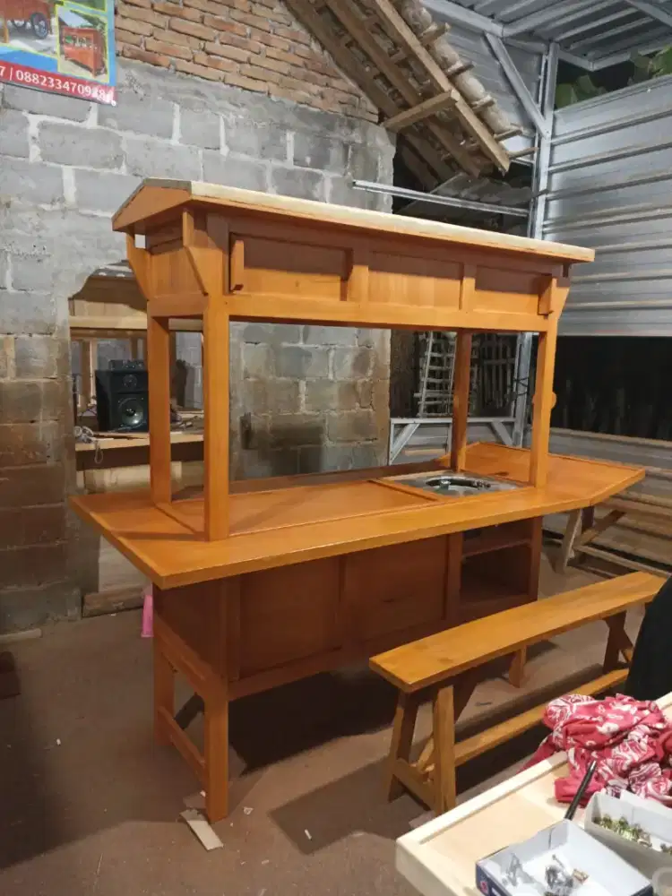 Jual Gerobak Angkringan, Bakso, Mie Ayam, Bubur, Sate, Soto, Pecel dll