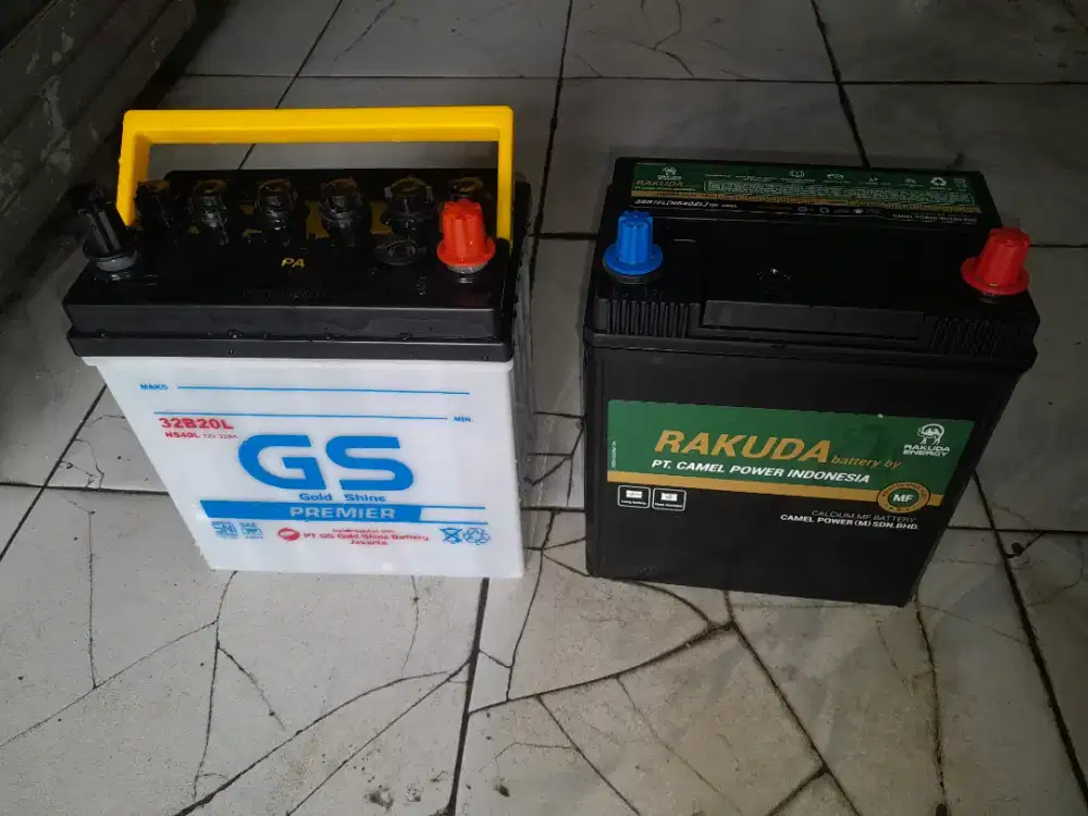 AKI GS dan AKI Kering Murah berkualitas. GARANSI 1TH Free Ongkir