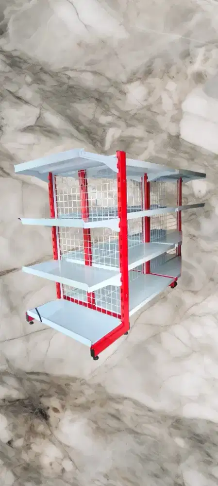 Rak minimarket bikin warung tambah ramai