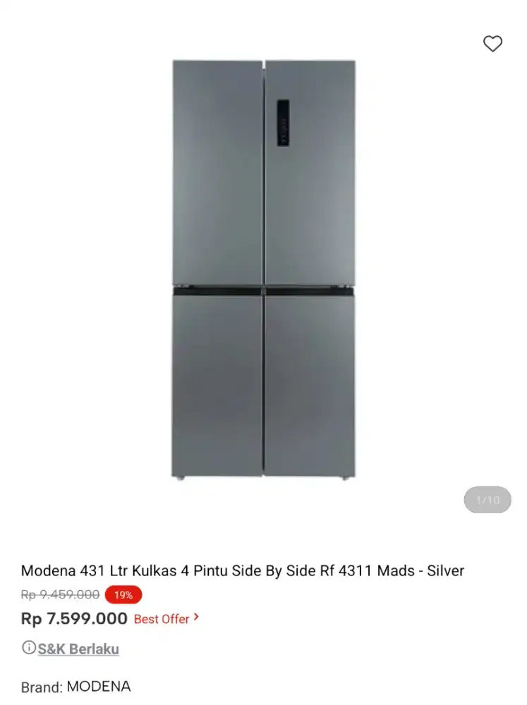 kulkas promo bisa cicilan syarat ktp tanpa dp