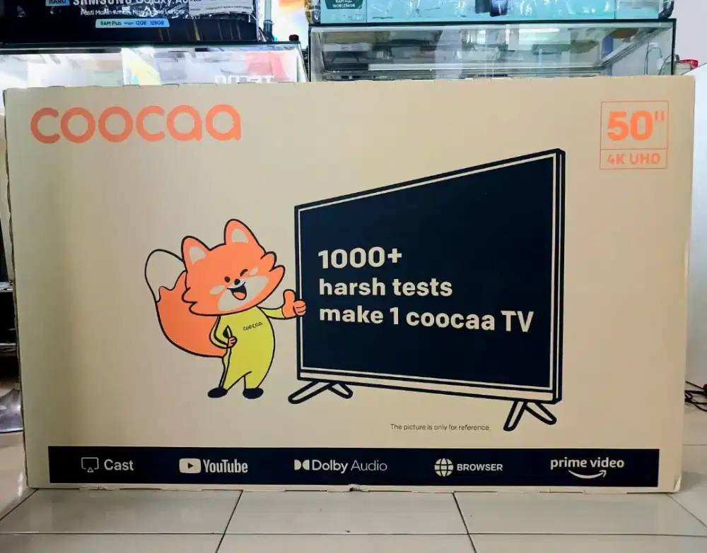 Coocaa smart tv 32inc segel gransi resmi+pasang bracket