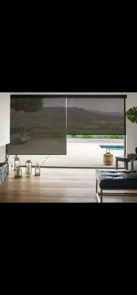 Roller blind tirai je dela second mulus lengkap