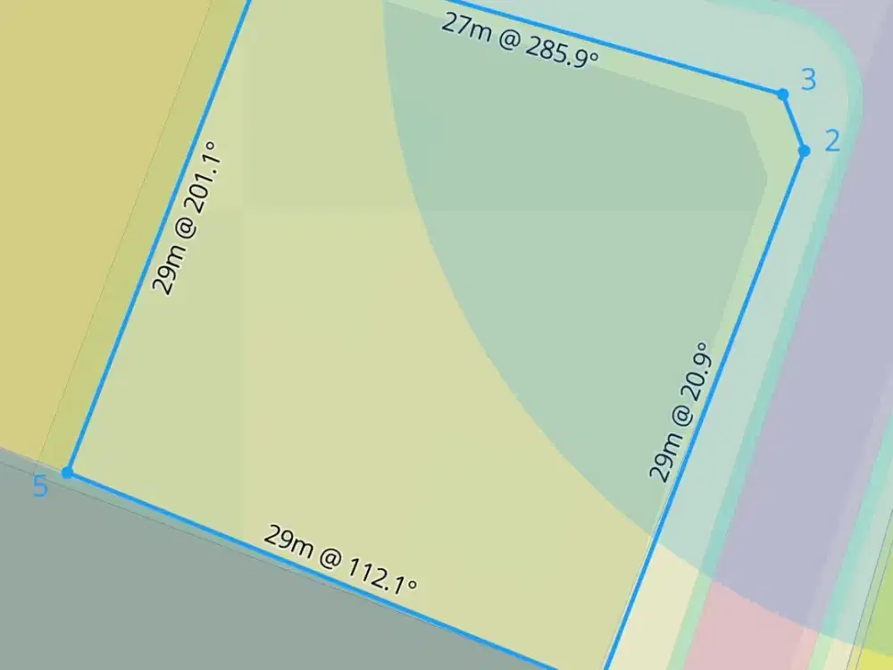 Tanah Premium Berisi Bangunan 2 lantai