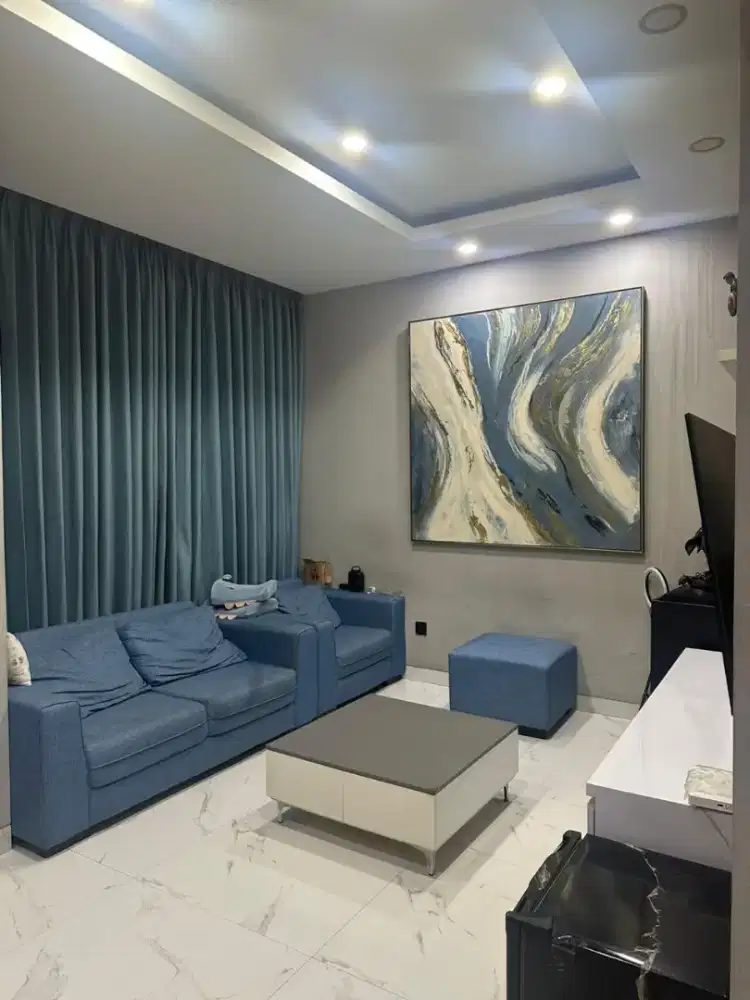 Rumah Golf Lake Residence 6x15  Full Renovasi 2.5 Lantai Siap Huni