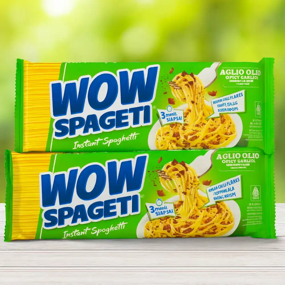 Wow Spageti Aglio Olio, beli 2 gratis 1