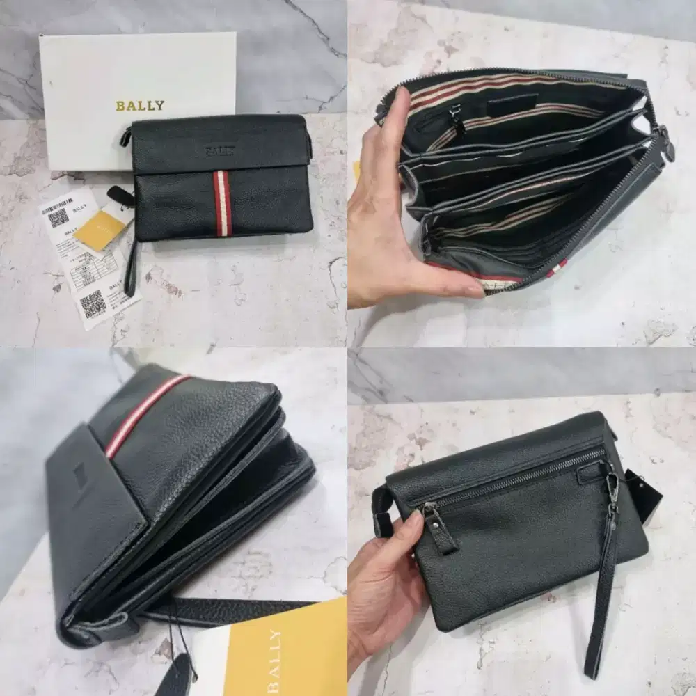 CLUTCH PRIA HANDBAG BALLY ORIGINAL LEATHER