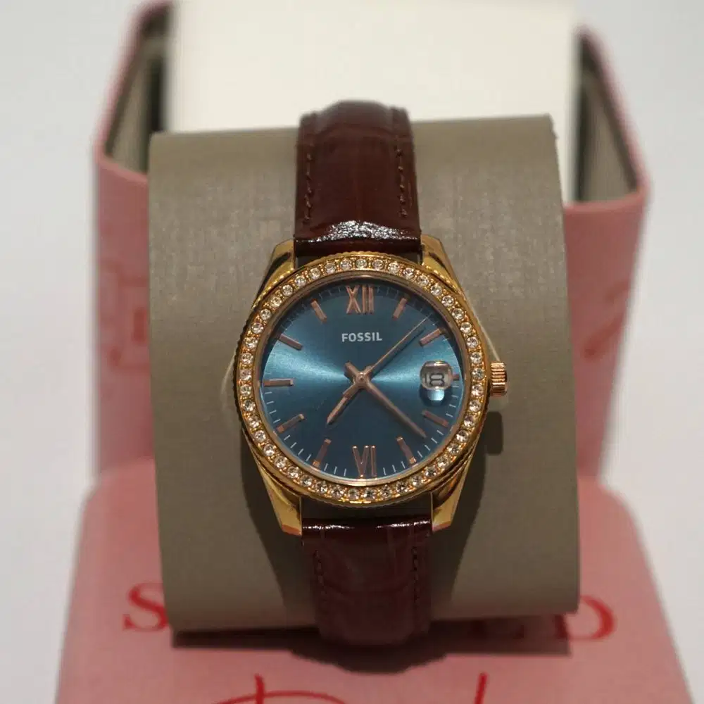 Preloved Jam Tangan Wanita Fossil ES4593 Original