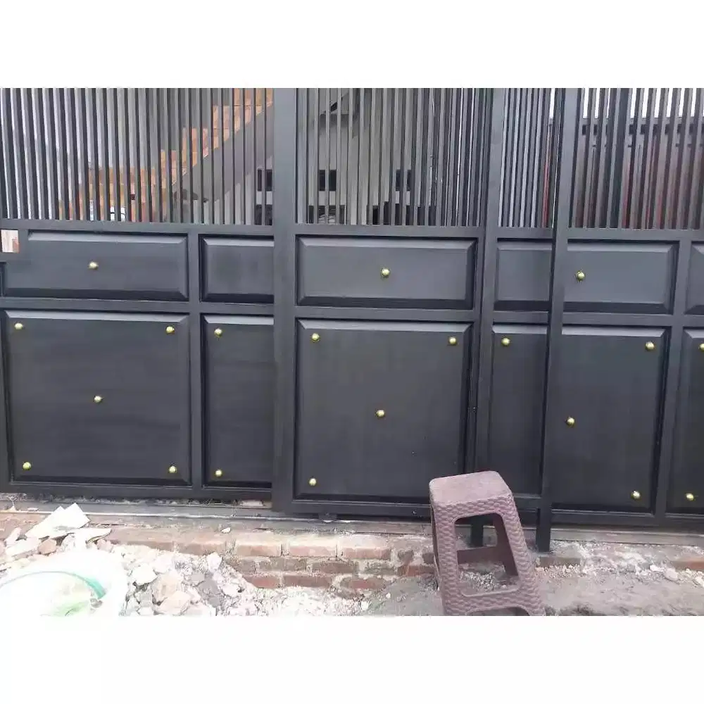 pagar rumah plat eser anti karat