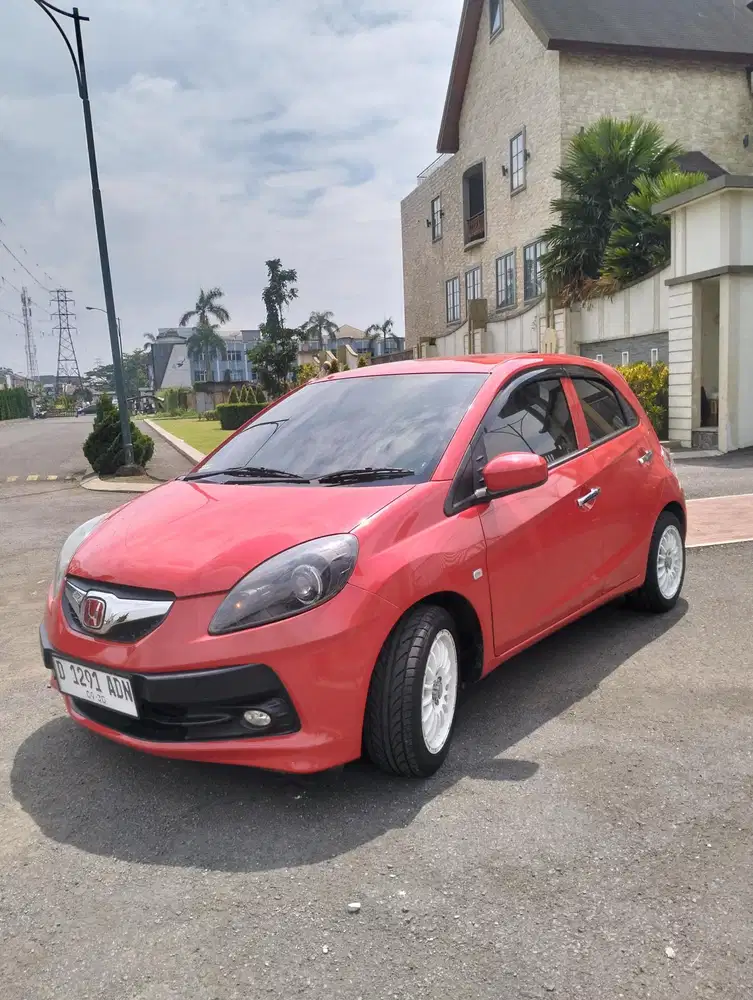 Honda Brio 1.2 E Manual 2015 Merah Low Km