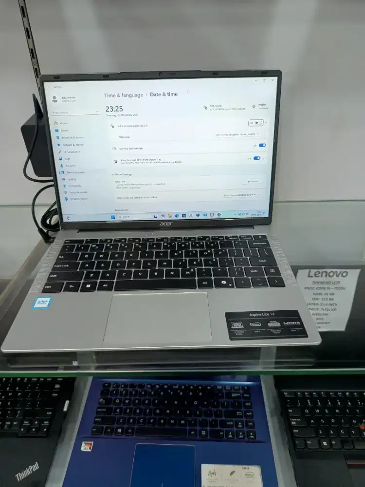 Jual laptop Acer N150 ram 8 ddr5 ssd 512. Cash kredit bisa