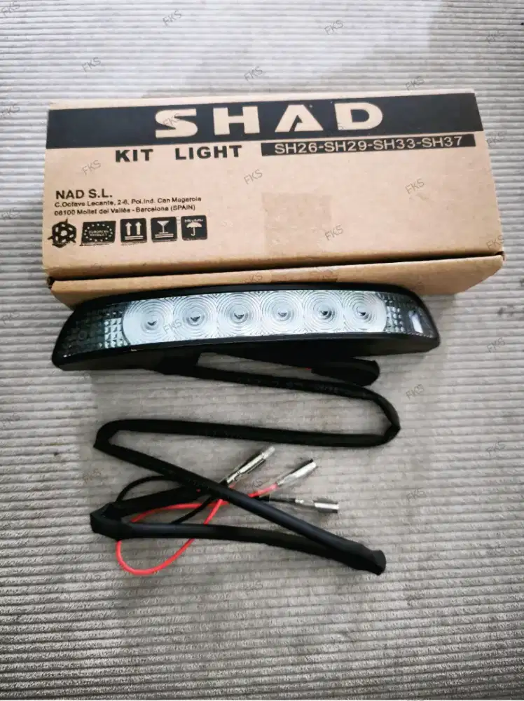 Kit Light SHAD-26 Buat Motor Bikers Yang Hobi Pasang Box