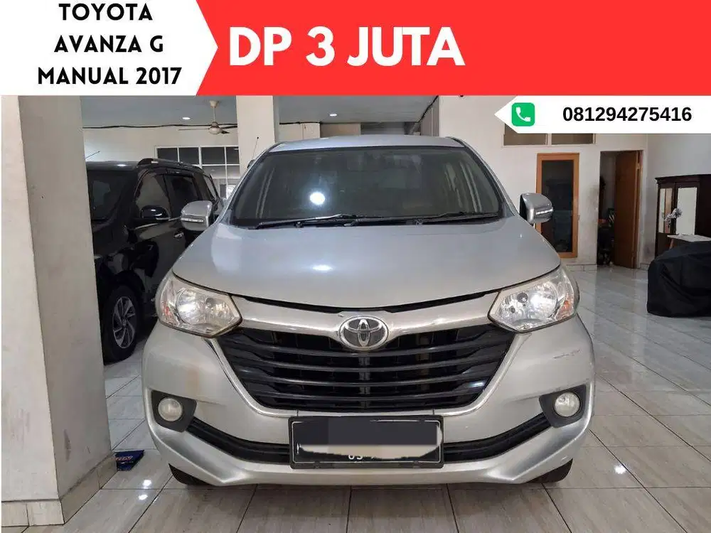 DP 3 JUTA Toyota Avanza G MANUAL 2017