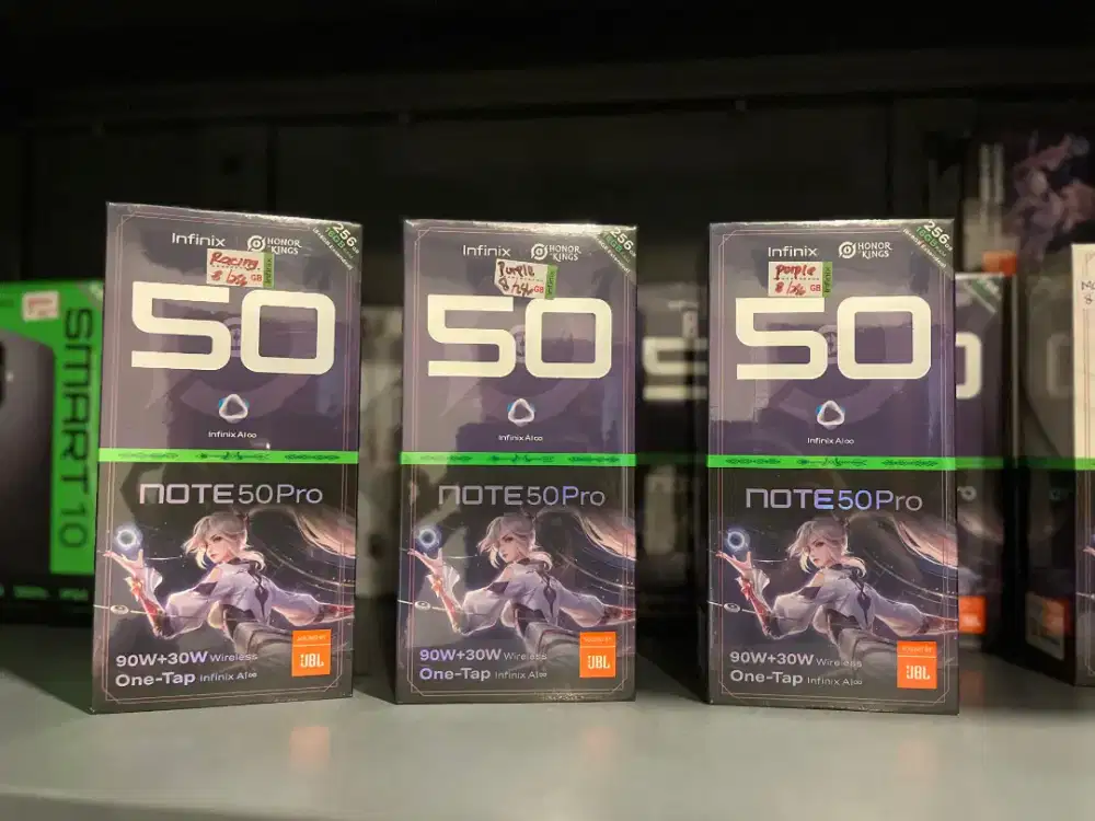 INFINIX NOTE 50 PRO 8+8/256 NEW GARANSI RESMI