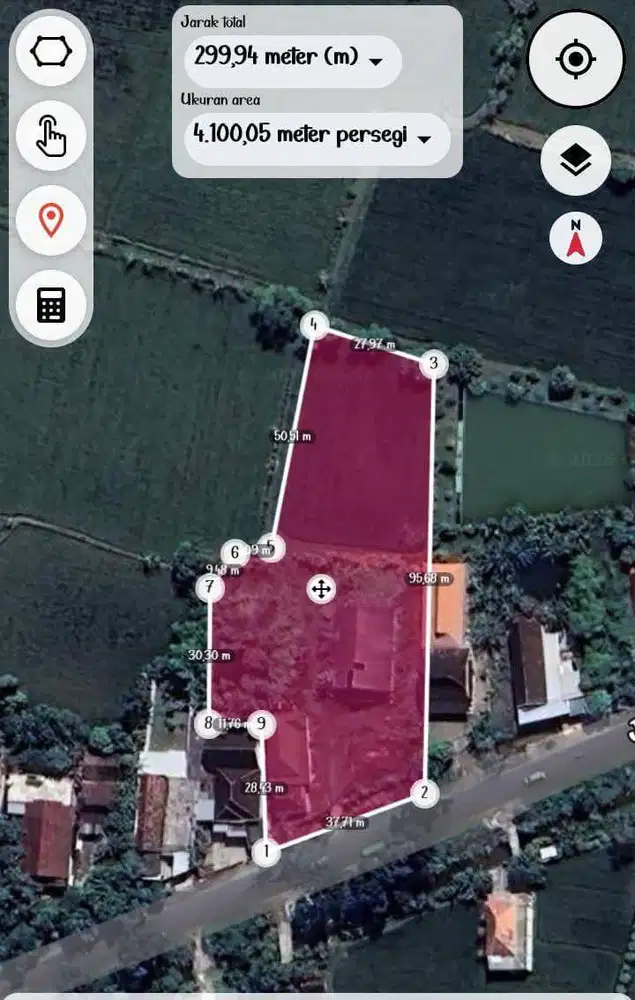 Dijual Tanah Nol Jalan Raya Jl Raya Sugio KM 8,Lamongan