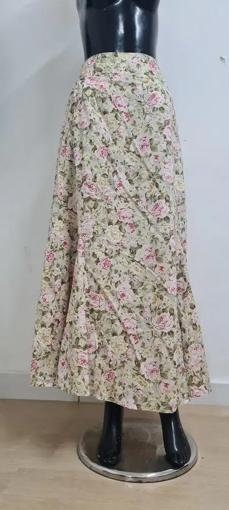 Rok bunga premium katun jepang